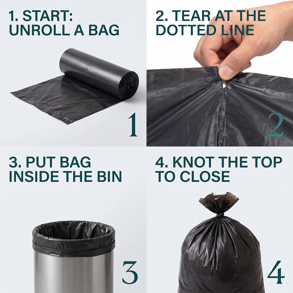 19x21 in Garbage Bags | Pack Of 6